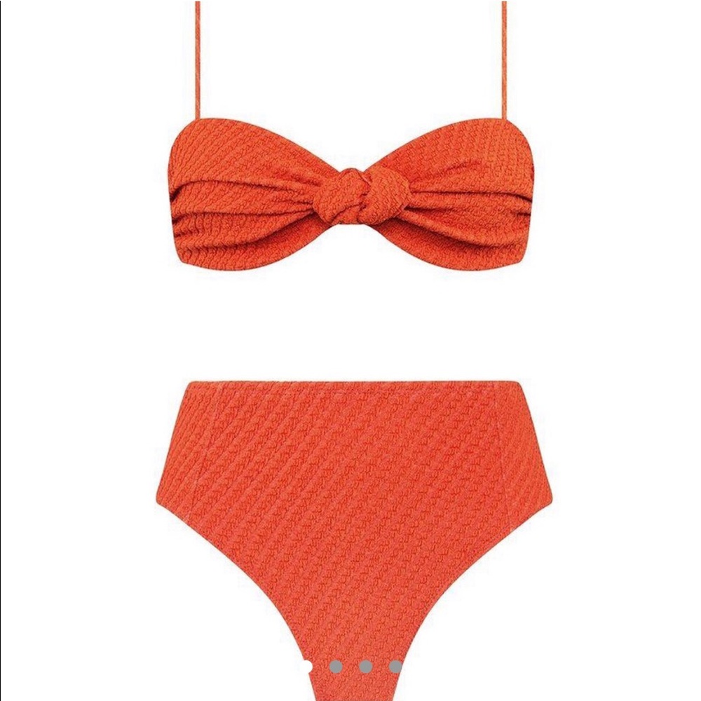 Triangl Orange bikini set